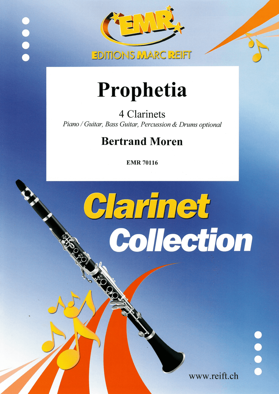 Prophetia Prophetia Clarinet Quartet scores gallery preview page 1
