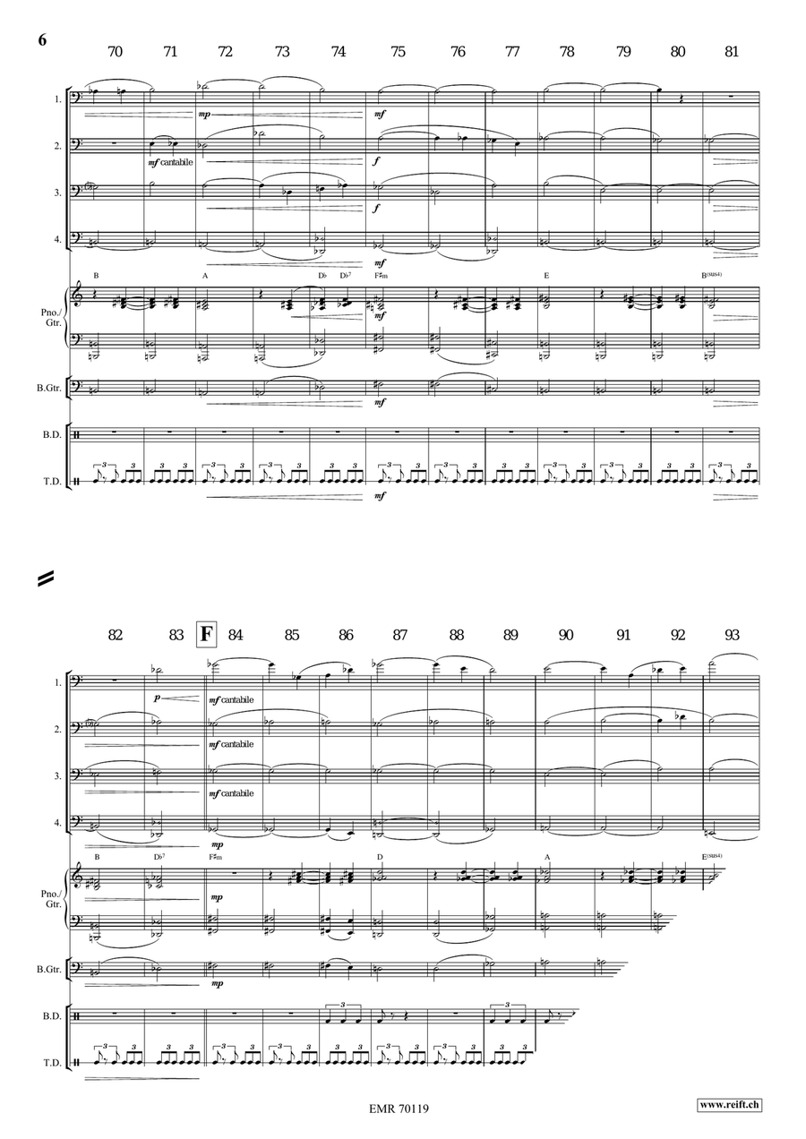 Prophetia Prophetia Trombone Quartet scores gallery preview page 7