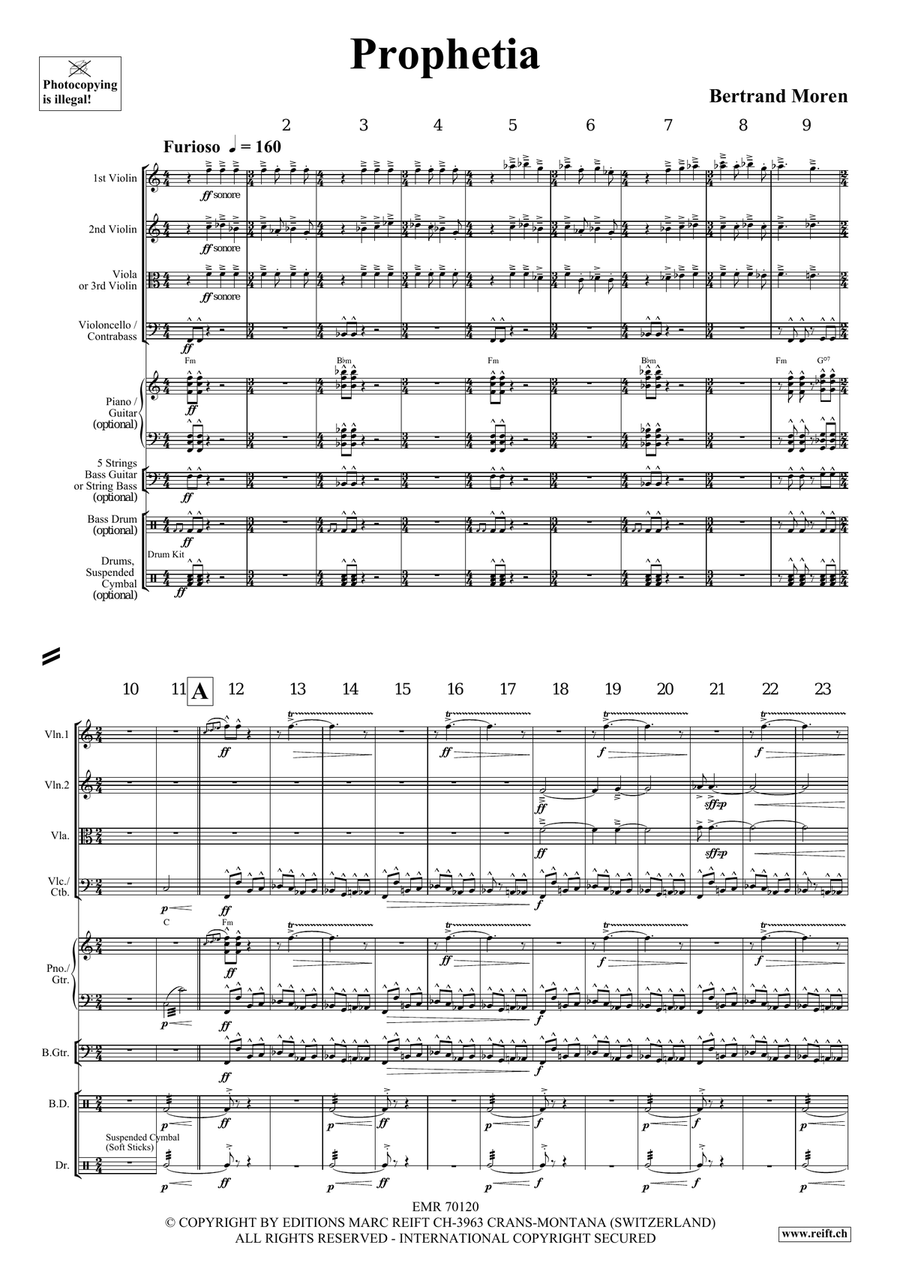 Prophetia Prophetia String Quartet scores gallery preview page 4