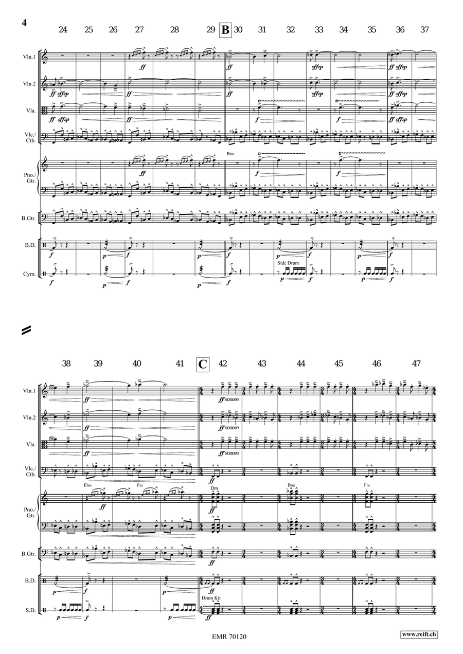 Prophetia Prophetia String Quartet scores gallery preview page 5
