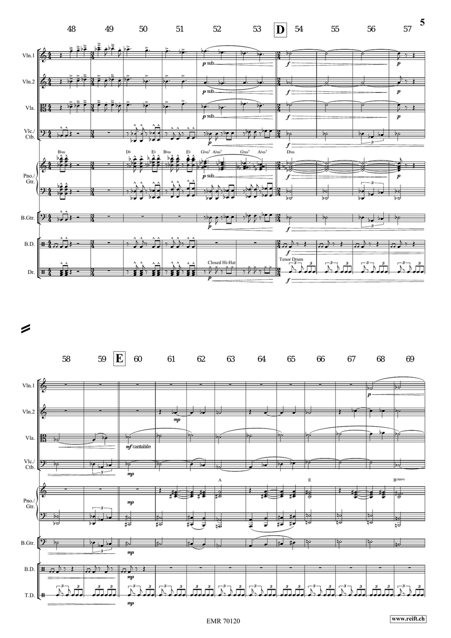 Prophetia Prophetia String Quartet scores gallery preview page 6