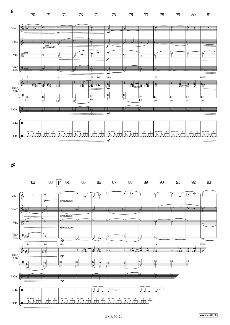 Prophetia Prophetia String Quartet scores gallery preview page 7