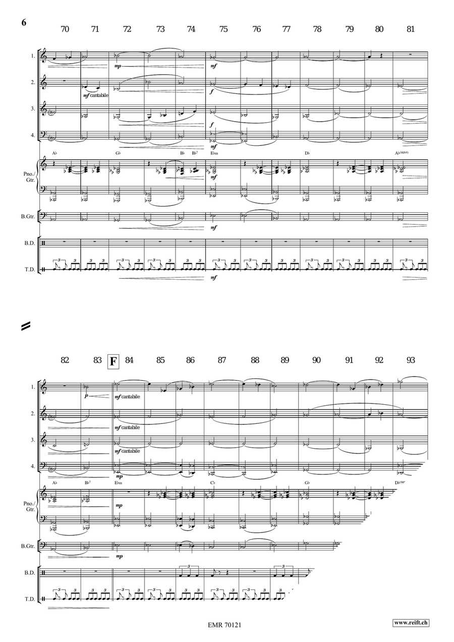 Prophetia Prophetia Brass Quartet scores gallery preview page 7