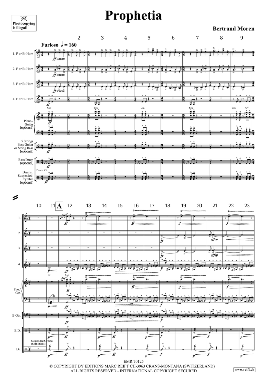 Prophetia Prophetia Horn scores gallery preview page 4
