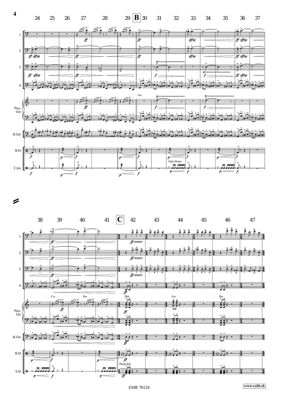 Prophetia Prophetia Bassoon Quartet scores gallery preview page 5