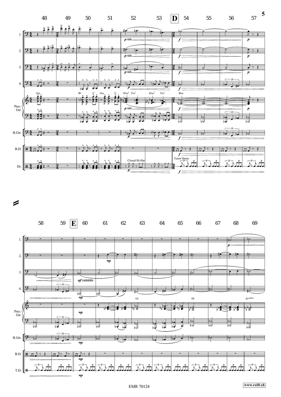 Prophetia Prophetia Bassoon Quartet scores gallery preview page 6