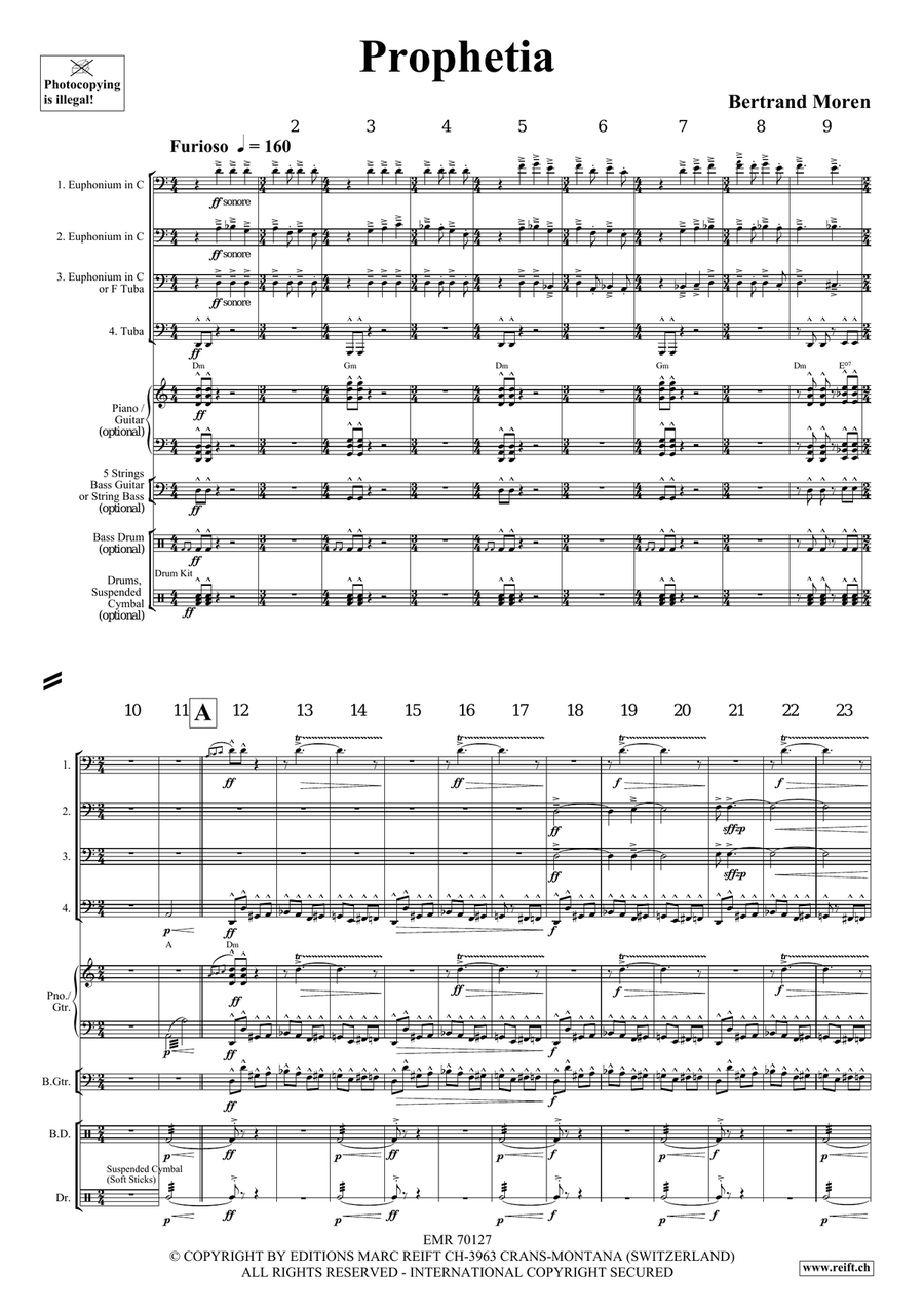 Prophetia Prophetia Tuba Quartet scores gallery preview page 4