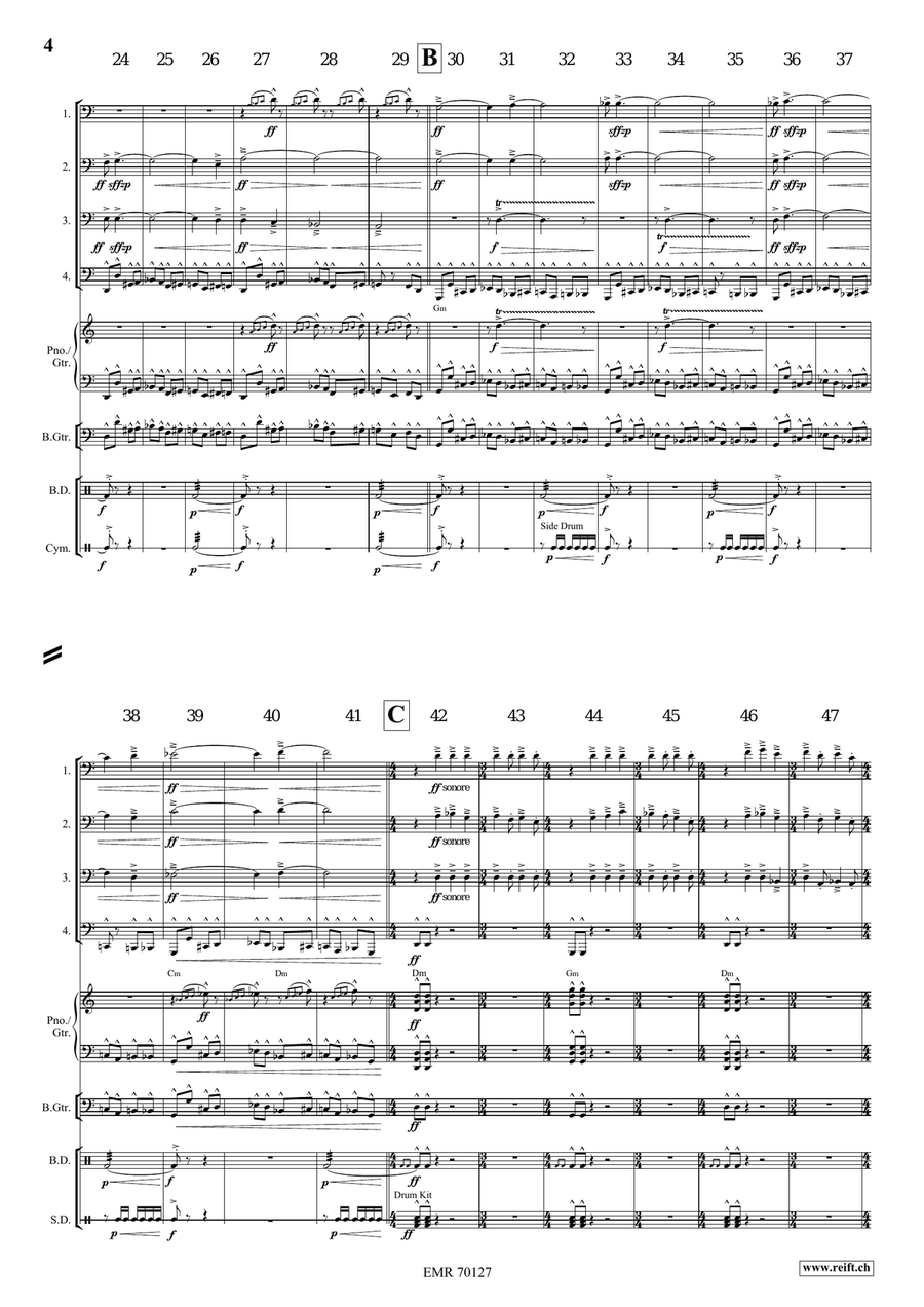 Prophetia Prophetia Tuba Quartet scores gallery preview page 5