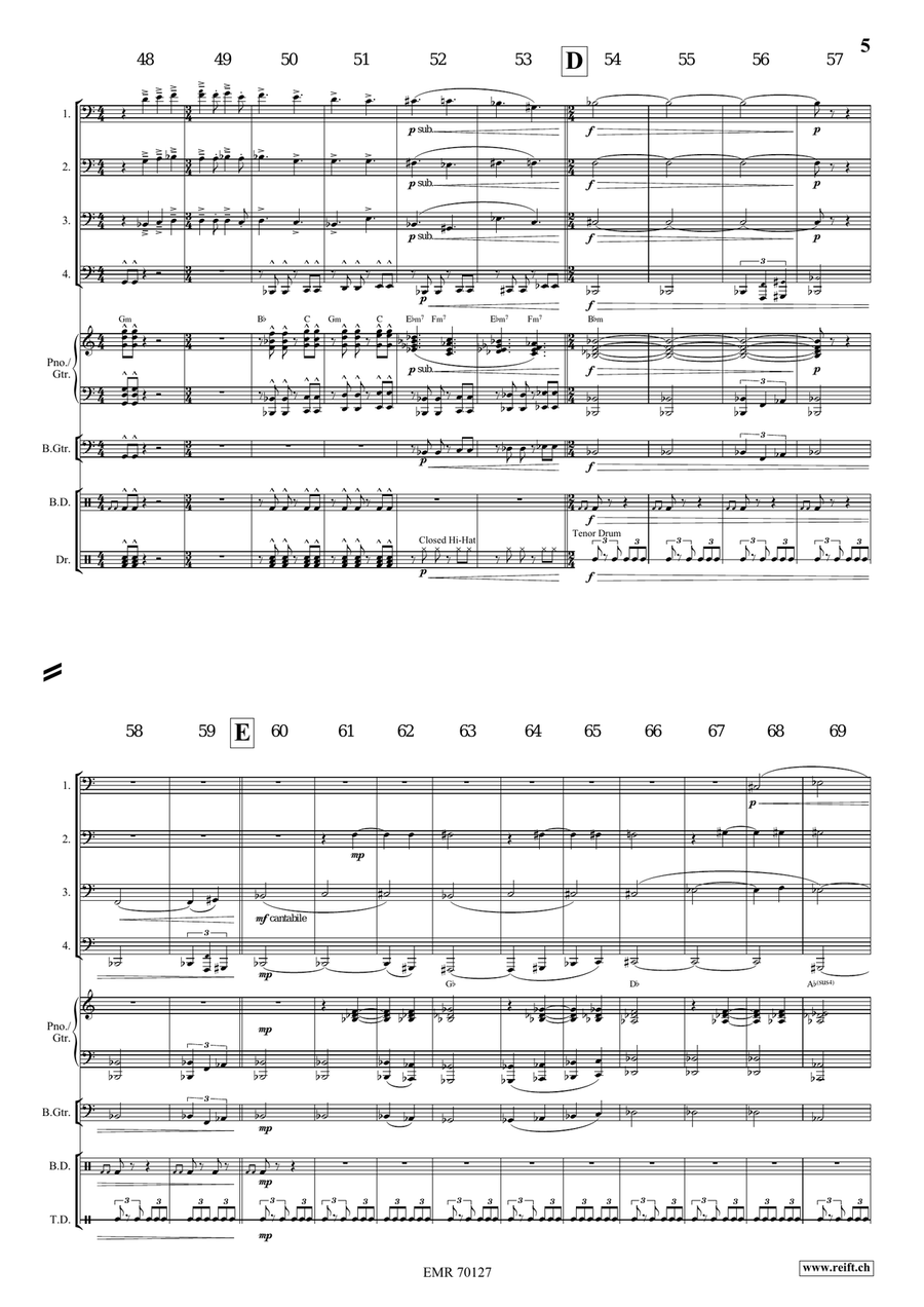 Prophetia Prophetia Tuba Quartet scores gallery preview page 6