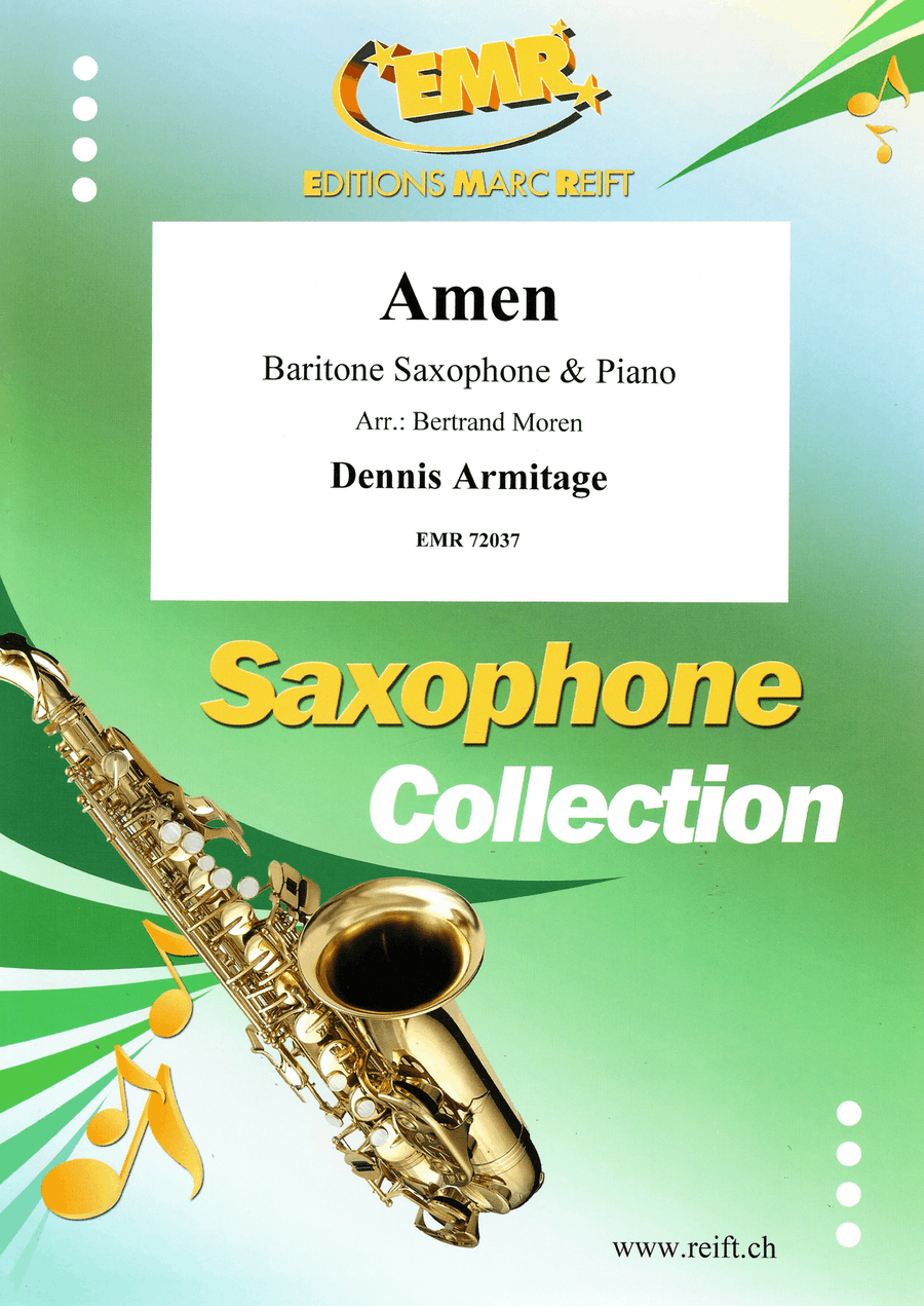 Amen Amen Baritone Saxophone scores gallery preview page 1