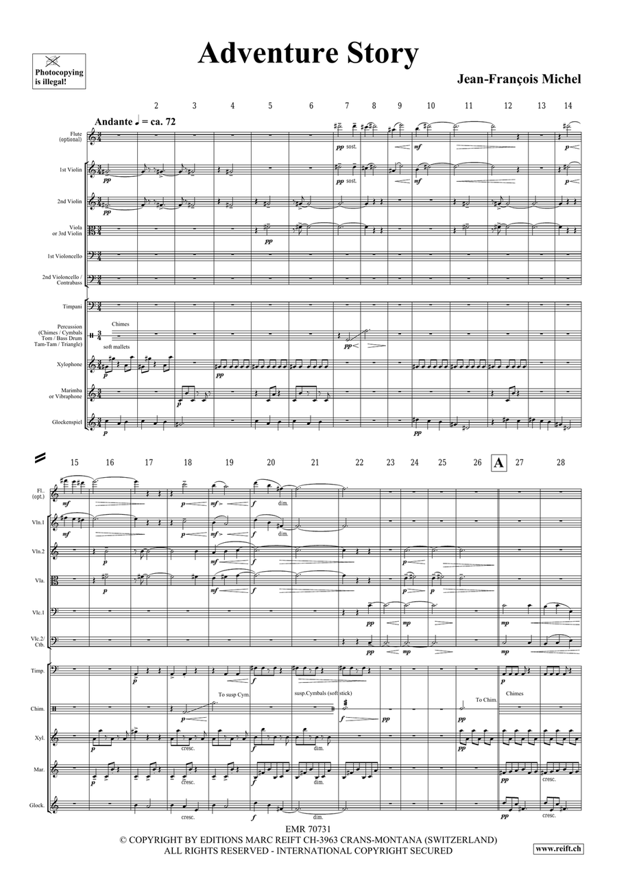 Adventure Story Adventure Story String Orchestra scores gallery preview page 5