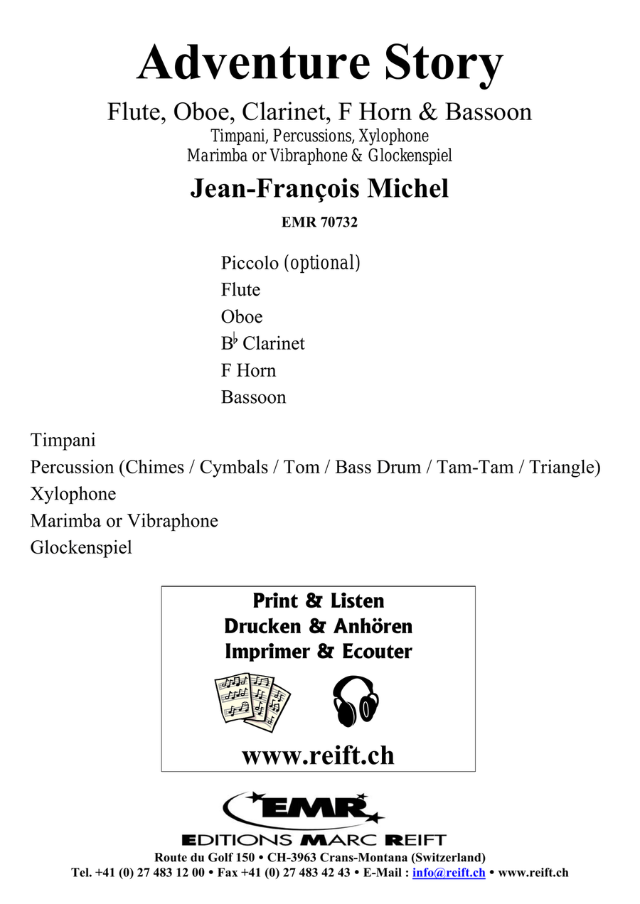 Adventure Story Adventure Story Woodwind Quintet scores gallery preview page 2