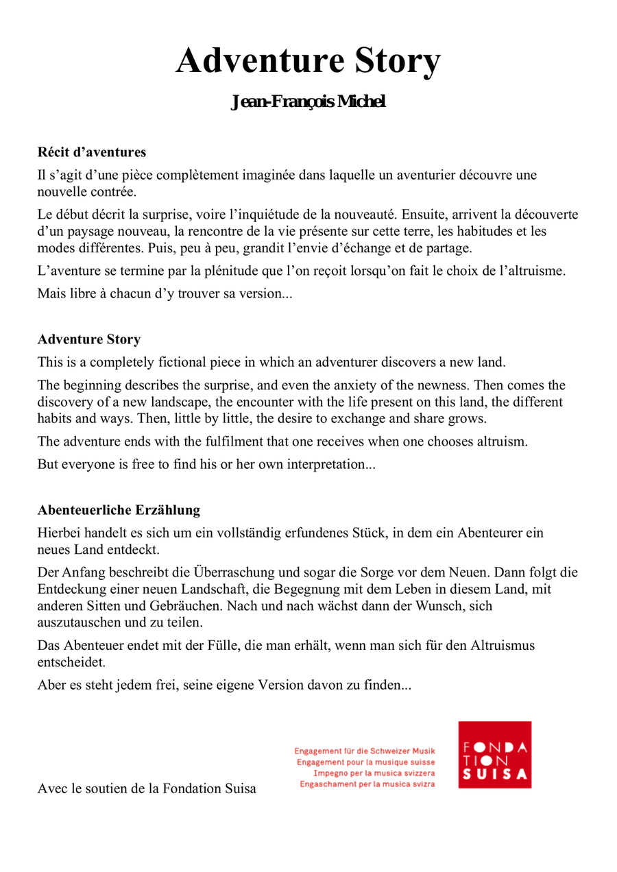 Adventure Story Adventure Story Woodwind Quintet scores gallery preview page 4