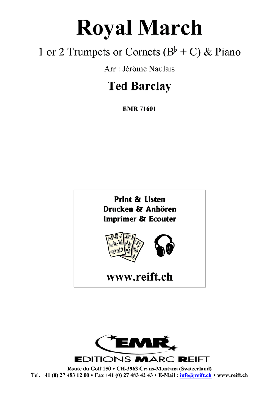 Royal March Royal March Trumpet Duet scores gallery preview page 2