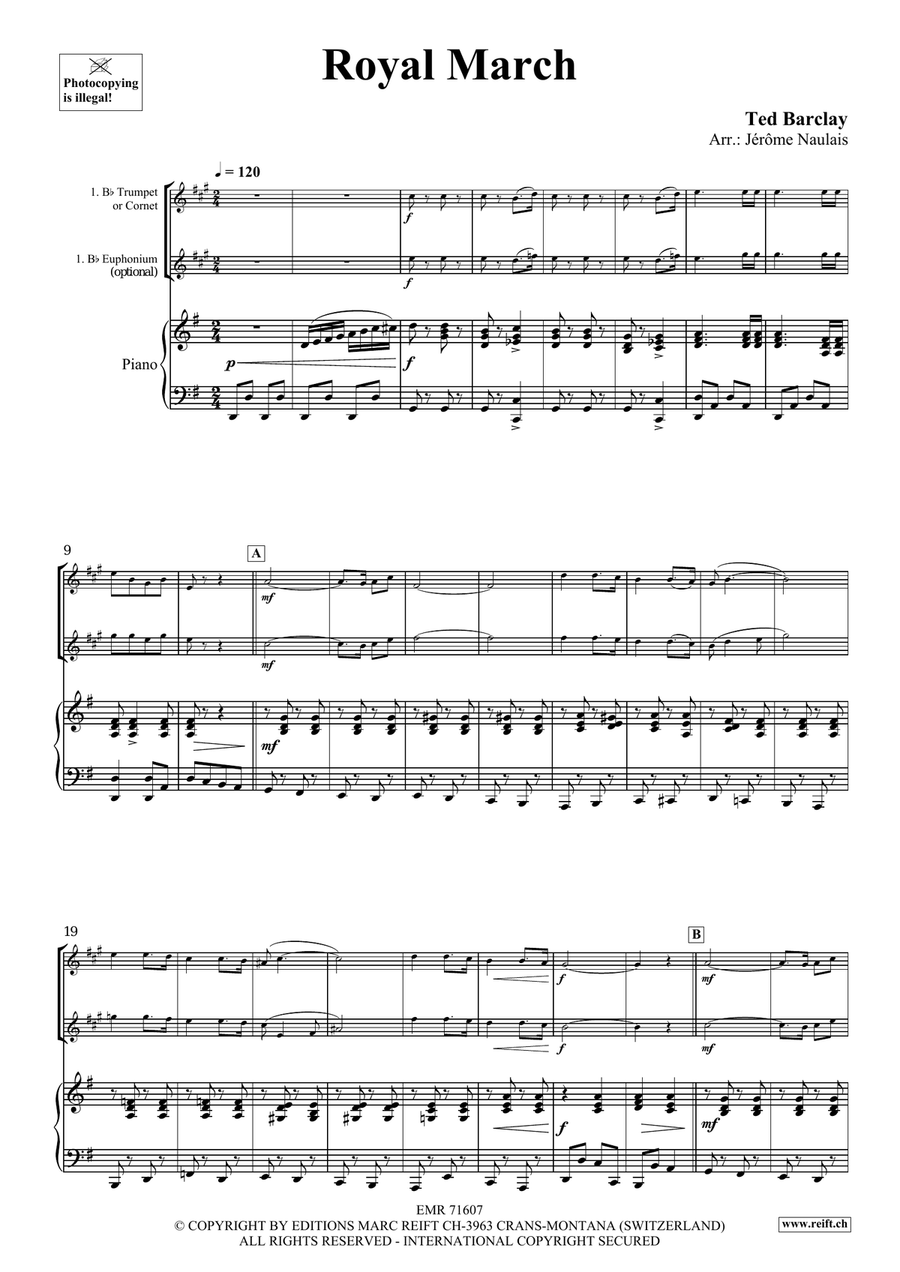 Royal March Royal March Cornet scores gallery preview page 4
