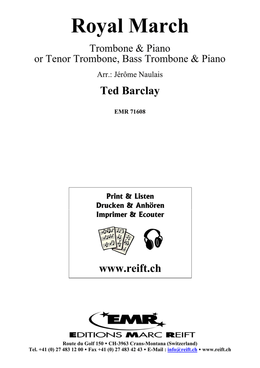 Royal March Royal March Trombone scores gallery preview page 2