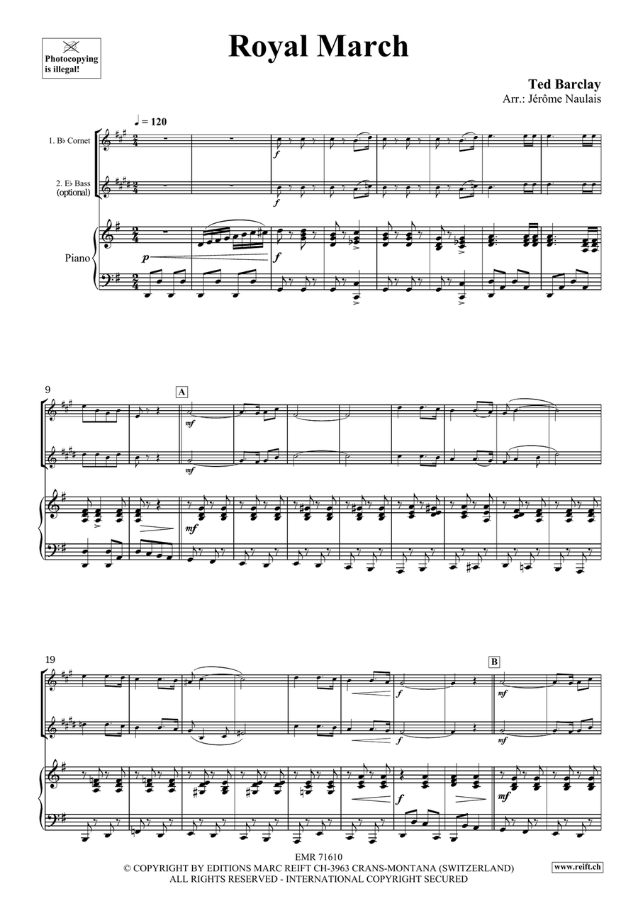 Royal March Royal March Cornet scores gallery preview page 4