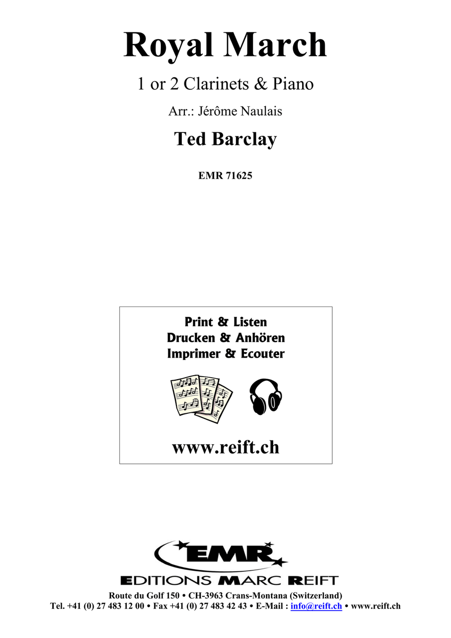 Royal March Royal March Clarinet Duet scores gallery preview page 2