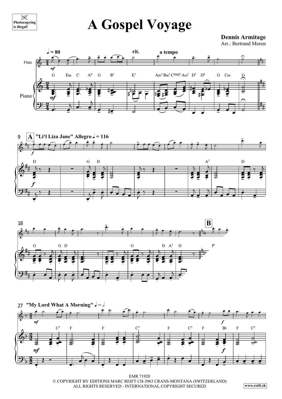 A Gospel Voyage A Gospel Voyage Flute Solo scores gallery preview page 5