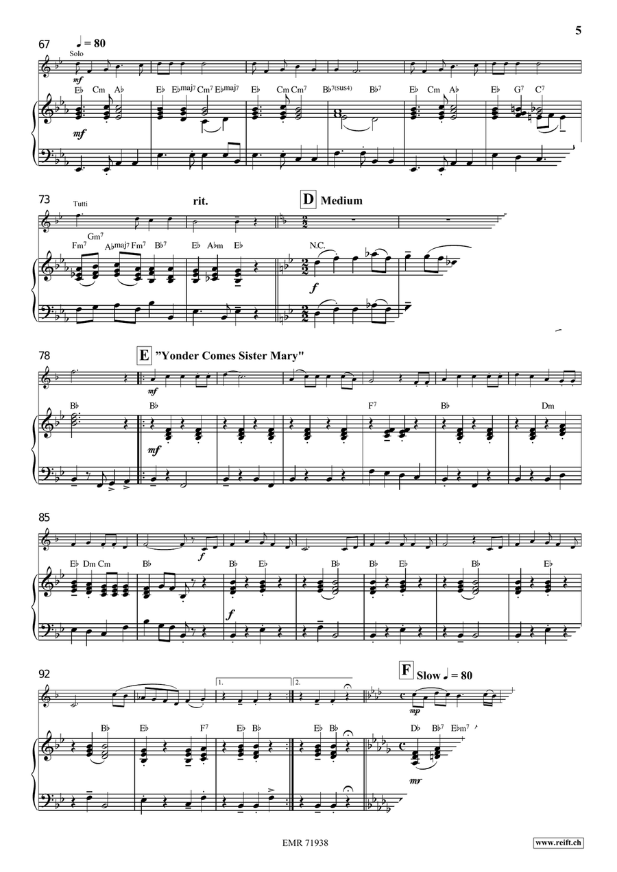 A Gospel Voyage A Gospel Voyage Horn scores gallery preview page 7
