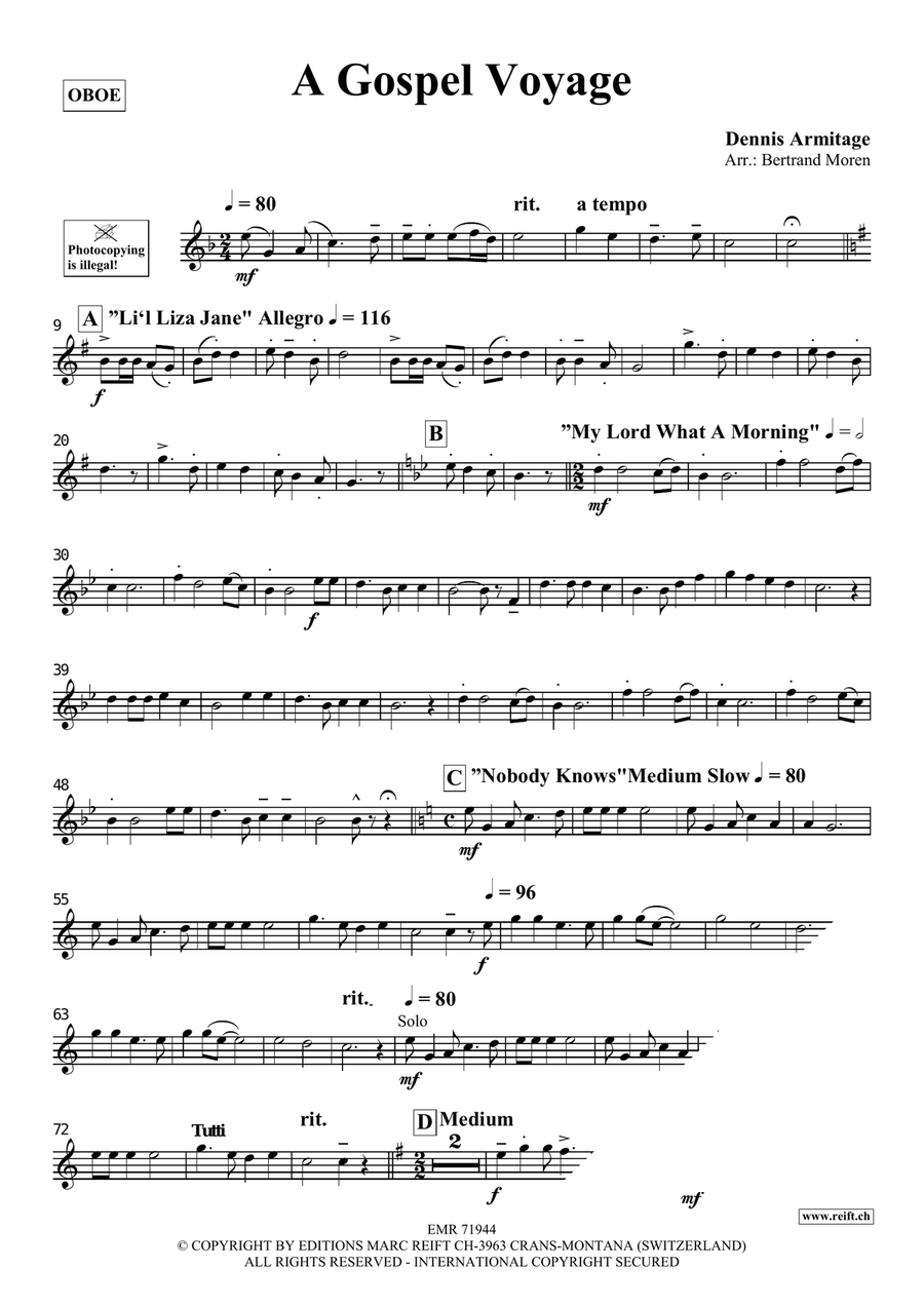A Gospel Voyage A Gospel Voyage Piano Accompaniment scores gallery preview page 4