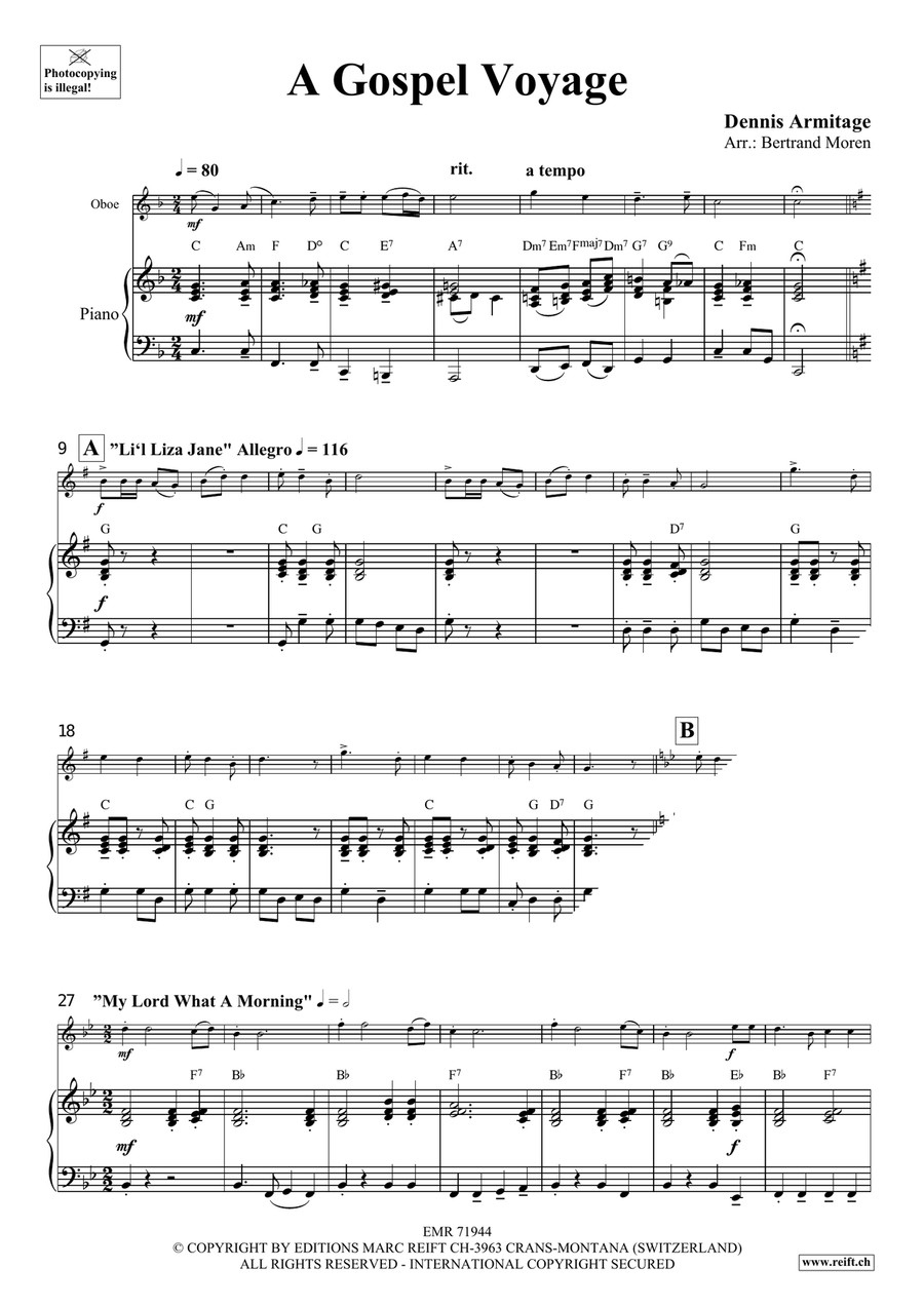 A Gospel Voyage A Gospel Voyage Piano Accompaniment scores gallery preview page 5