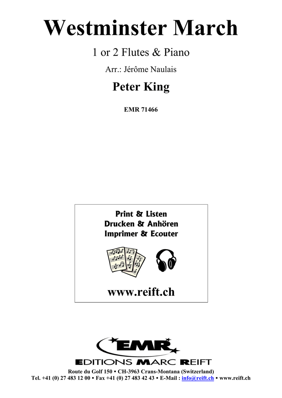 Westminster March Westminster March Flute Duet scores gallery preview page 2