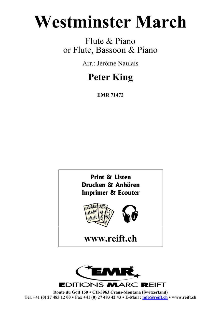 Westminster March Westminster March Bassoon scores gallery preview page 2