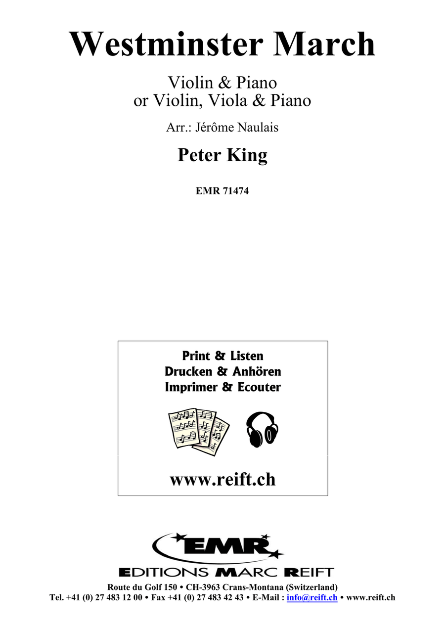 Westminster March Westminster March Viola scores gallery preview page 2