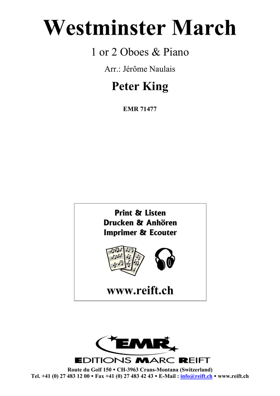 Westminster March Westminster March Piano Accompaniment scores gallery preview page 2