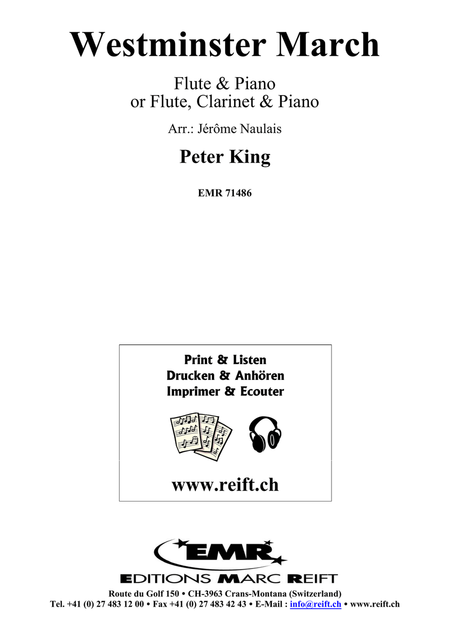 Westminster March Westminster March Clarinet scores gallery preview page 2