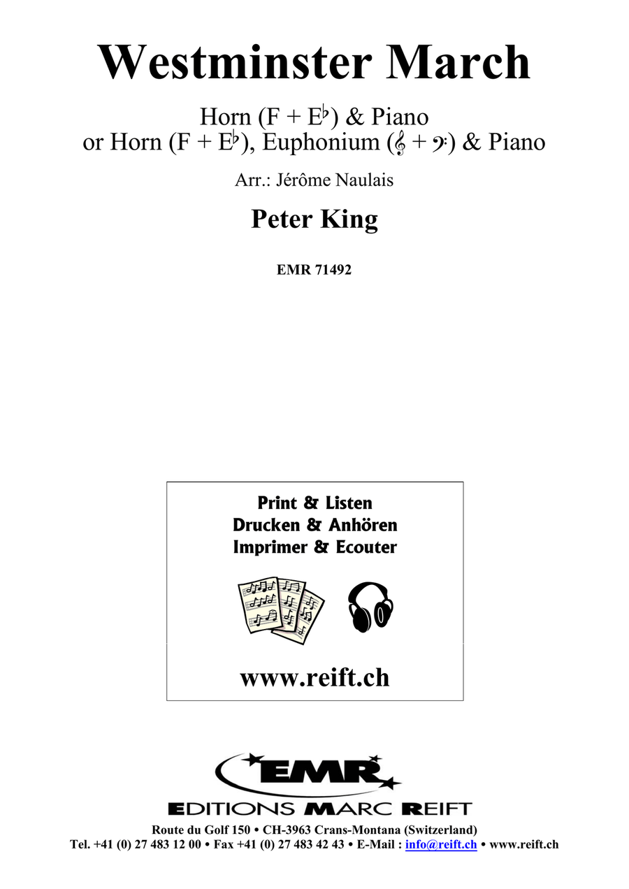 Westminster March Westminster March Euphonium scores gallery preview page 2
