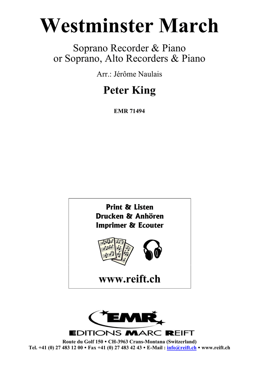 Westminster March Westminster March Soprano Recorder scores gallery preview page 2