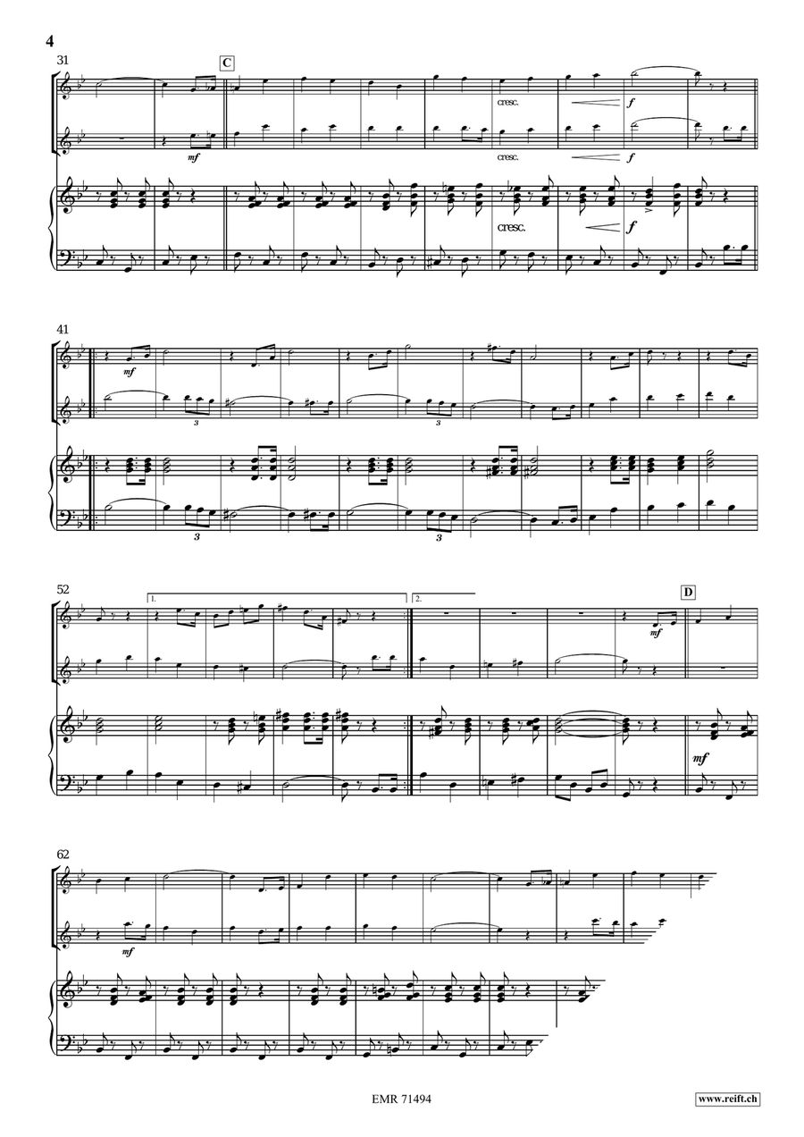 Westminster March Westminster March Soprano Recorder scores gallery preview page 4