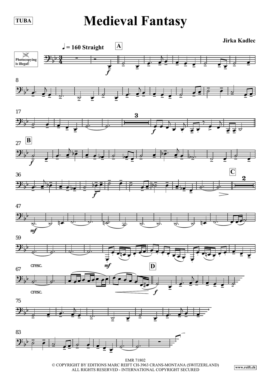 Medieval Fantasy Medieval Fantasy Tuba scores gallery preview page 5