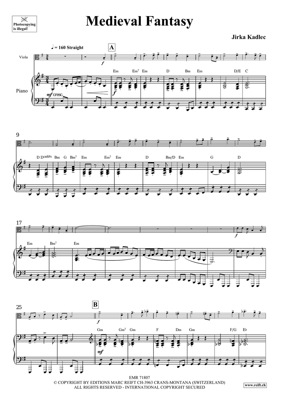 Medieval Fantasy Medieval Fantasy Piano Accompaniment scores gallery preview page 6