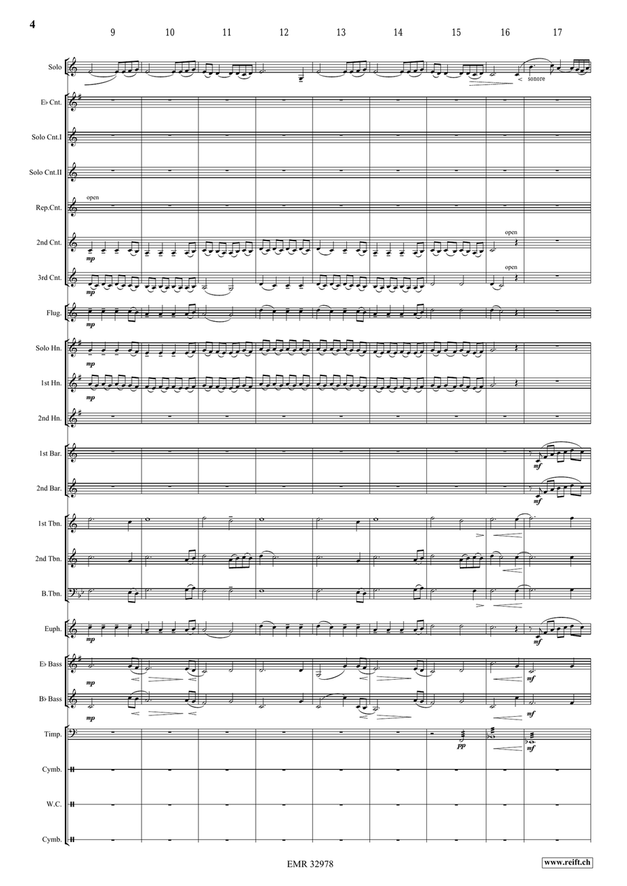 A Song For Léa Brass Band scores gallery preview page 5