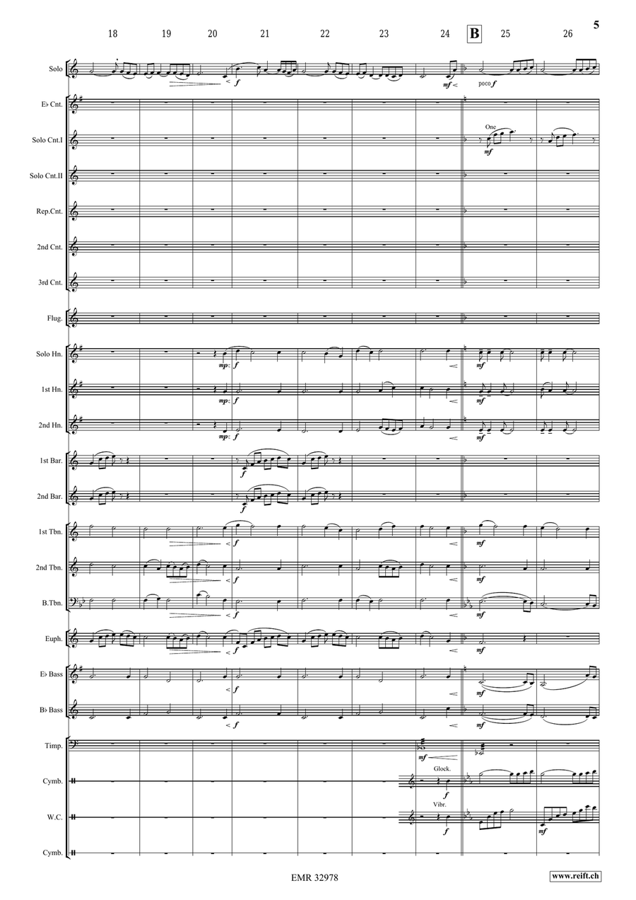 A Song For Léa Brass Band scores gallery preview page 6