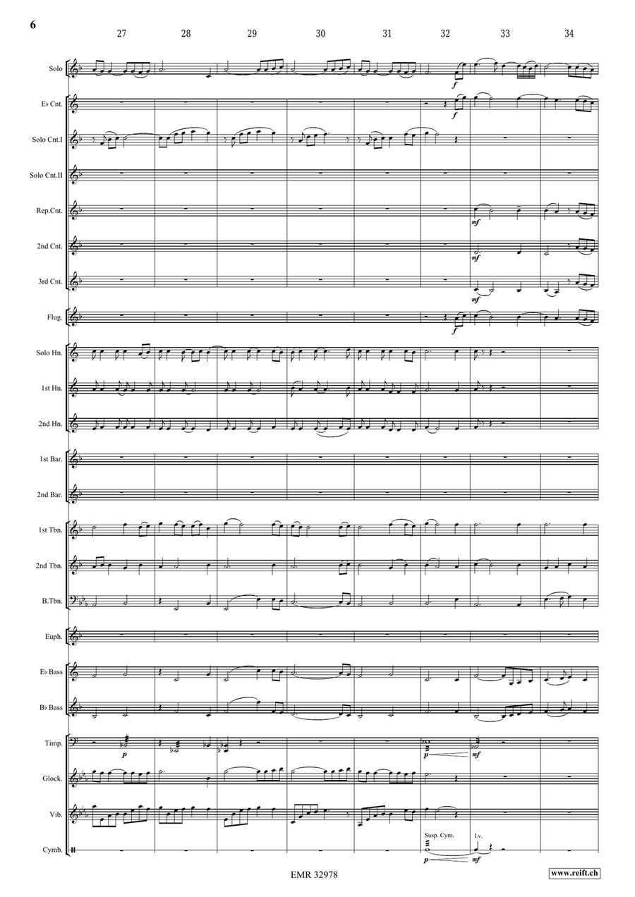 A Song For Léa Brass Band scores gallery preview page 7
