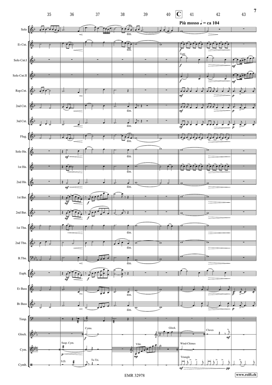 A Song For Léa Brass Band scores gallery preview page 8
