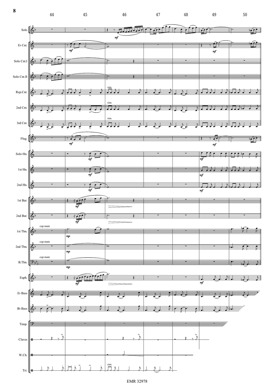 A Song For Léa Brass Band scores gallery preview page 9