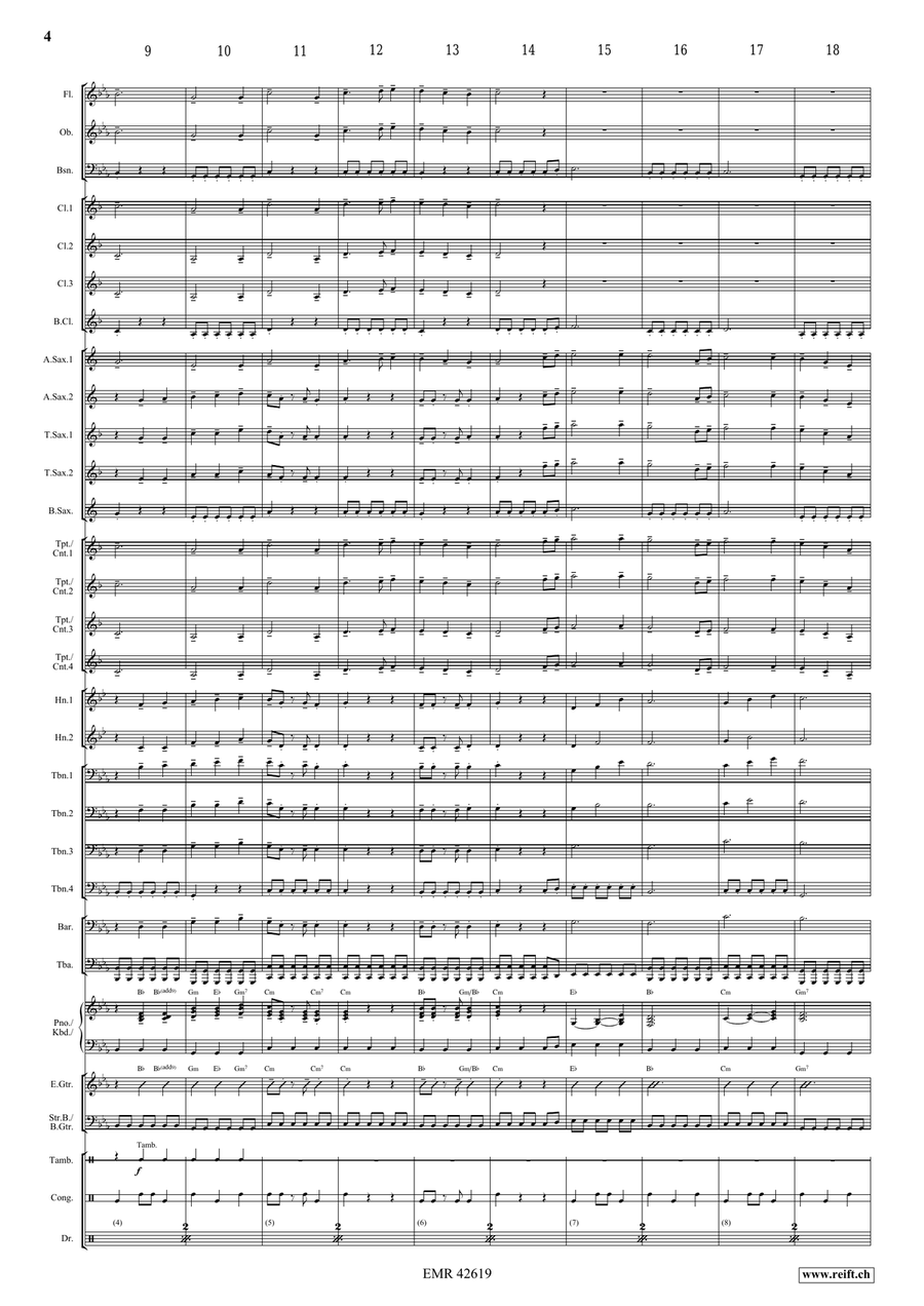 Medieval Fantasy Concert Band scores gallery preview page 6