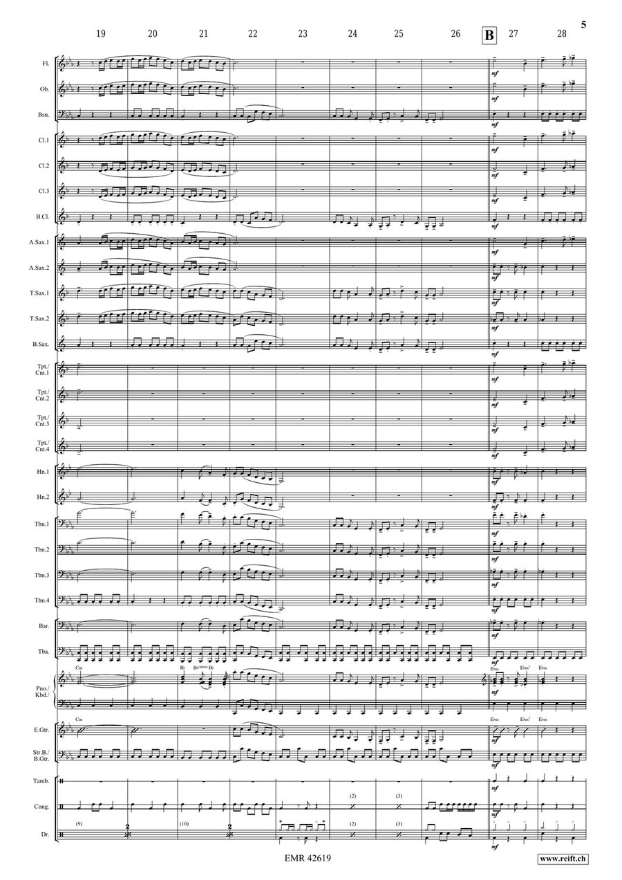 Medieval Fantasy Concert Band scores gallery preview page 7