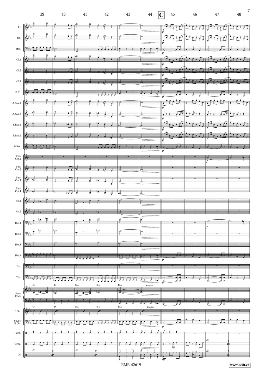 Medieval Fantasy Concert Band scores gallery preview page 9