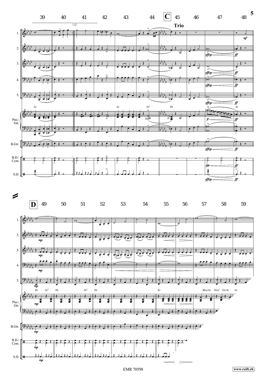Colossus Of Columbia Colossus Of Columbia Brass Quintet scores gallery preview page 5