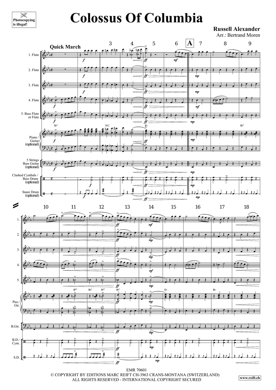 Colossus Of Columbia Colossus Of Columbia Flute scores gallery preview page 3