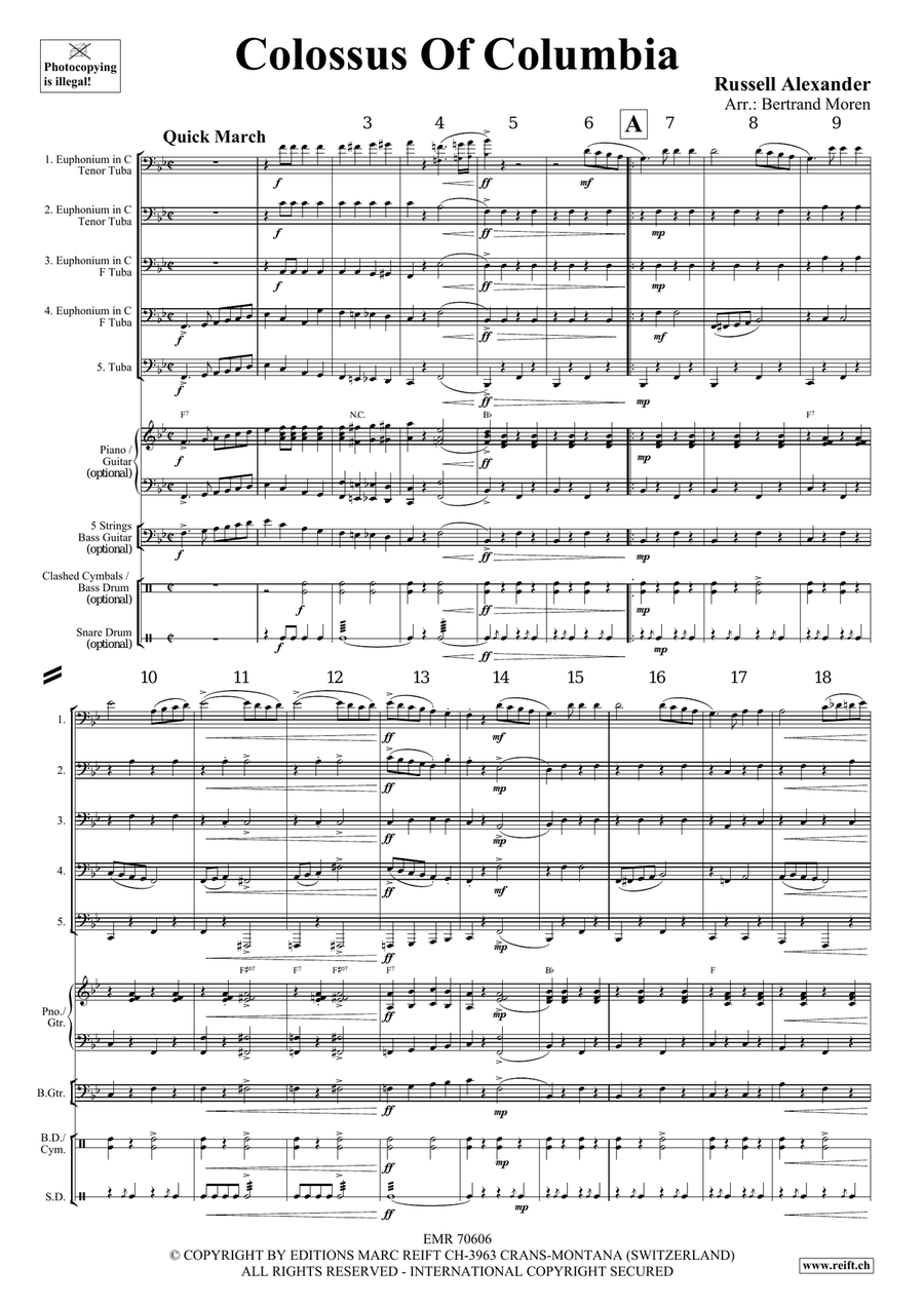 Colossus Of Columbia Colossus Of Columbia Tuba scores gallery preview page 3
