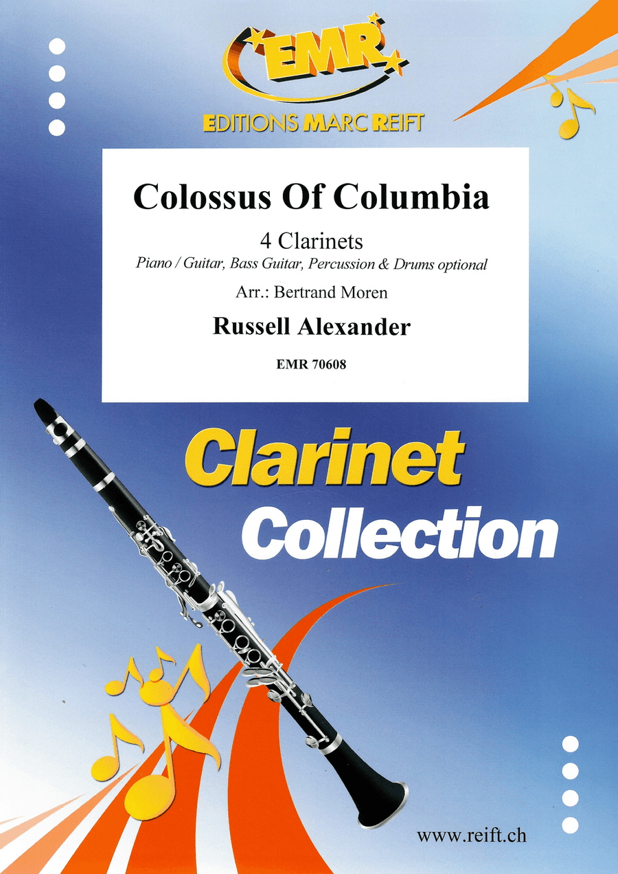 Colossus Of Columbia Colossus Of Columbia Clarinet Quartet scores gallery preview page 1