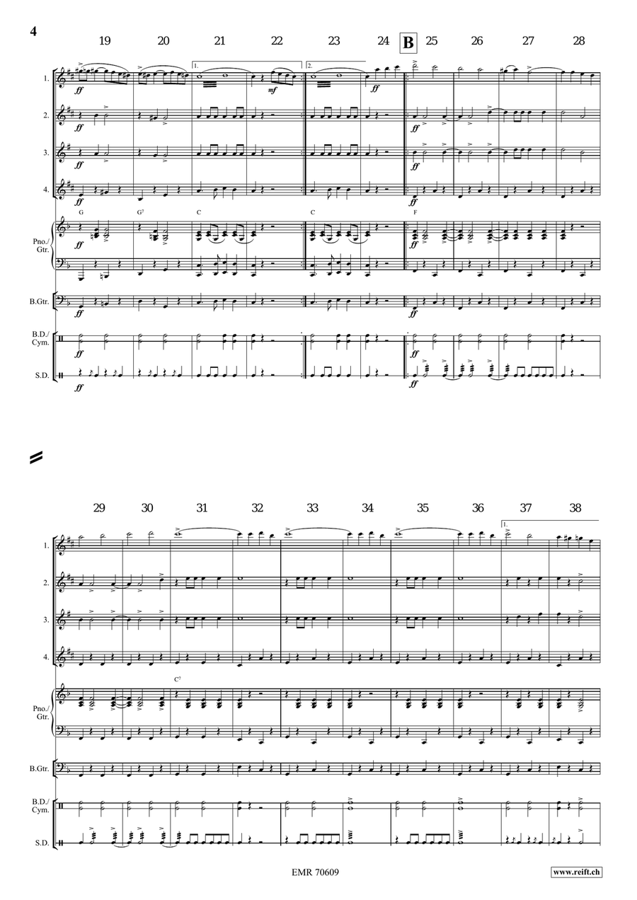 Colossus Of Columbia Colossus Of Columbia Saxophone Quartet scores gallery preview page 4