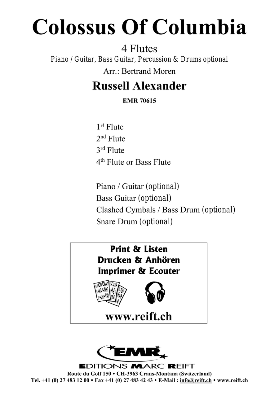 Colossus Of Columbia Colossus Of Columbia Flute Quartet scores gallery preview page 2